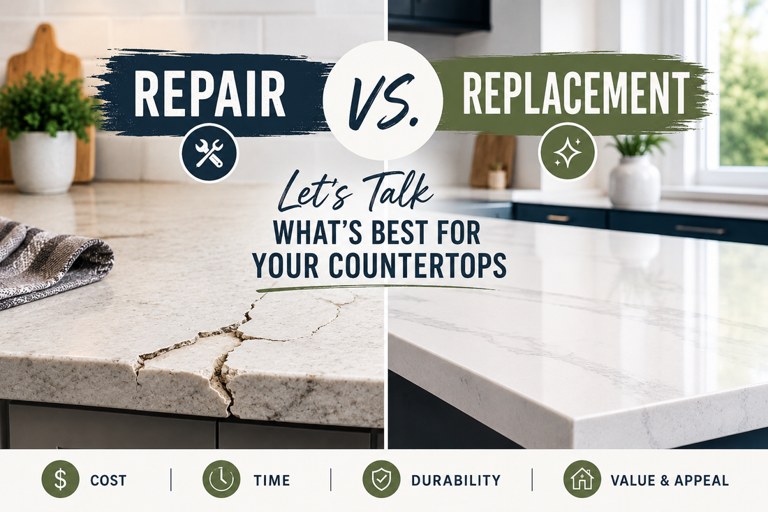 How to Talk to Homeowners About Countertop Repair vs. Replacement