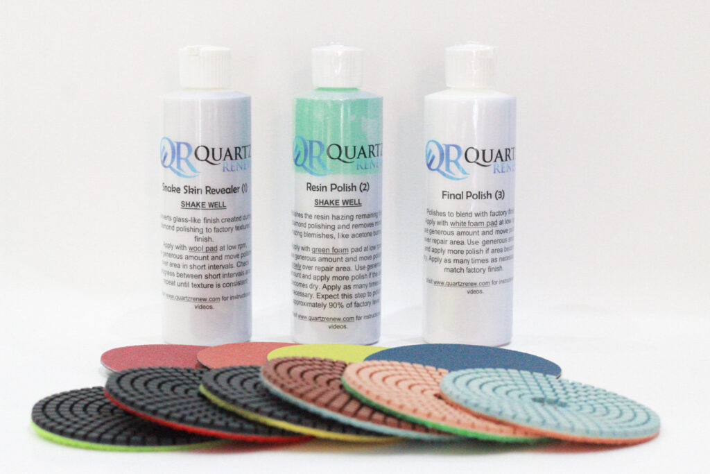 Quartz Polishing Kit - Magic Renova Abrasives & Pad Replacement For Qu –  Clean Center