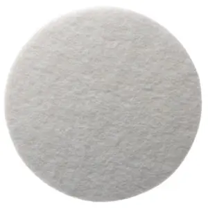 White round polishing pad.